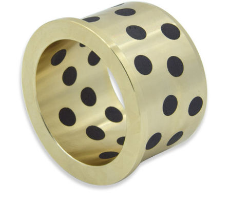 VSB-50 Flange 300℃ Solid Bronze Plain Bearings For Railways