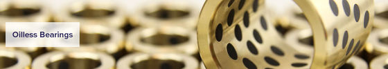 60N/Mm² Solid Bronze Plain Bearings With Lubricating Plugs