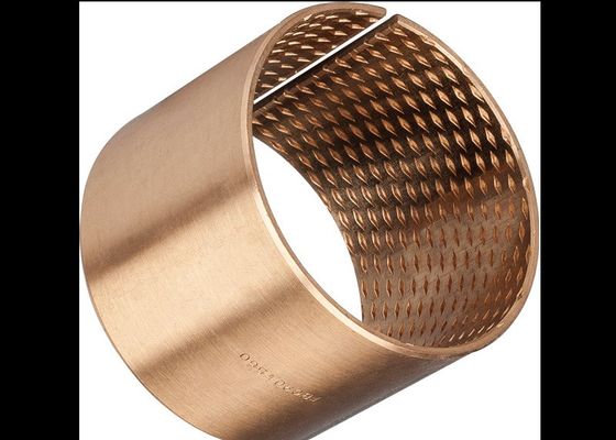 CuSn8P FB090 Wrapped Bronze Bearing With Grease Pockets