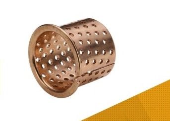 High Load Capacity CuZn32 Bronze Sleeve Bushings With Lubricating