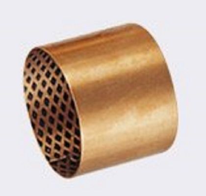 150N/mm² Oilless Lubrication CuSn8P Bronze Graphite Bushings
