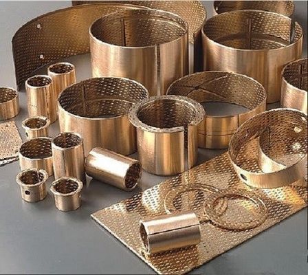 Lifting Machinery 120N/mm²  200℃ Wrapped Bronze Bushings