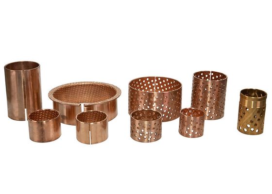 Lifting Machinery 120N/mm²  200℃ Wrapped Bronze Bushings