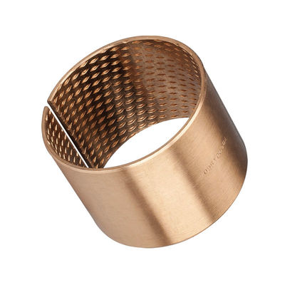 150N/mm² Oilless Lubrication CuSn8P Bronze Graphite Bushings