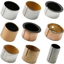 70N / mm² Aşınmaya Dayanıklı Çelik Destekli PTFE Kaplı Burçlar