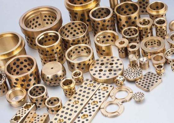 Katı Yağlayıcı Aşınmaya Dayanıklı Dökme Bronz Kovanlı Burçlar