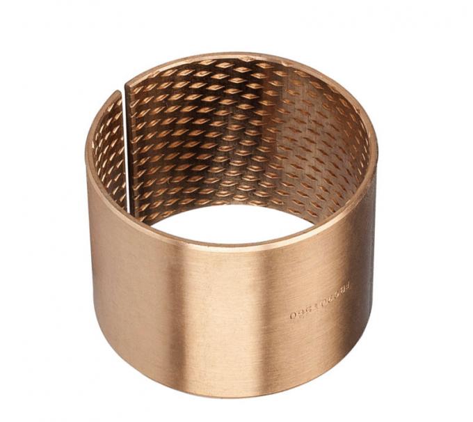 150N / mm² Yağsız Yağlama CuSn8P Bronz Grafit Burçlar 0